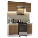 Ver imagem 3 de Armário de Cozinha Compacta 160cm Branco/Rustic Glamy Madesa 07
