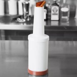 Garrafa Store'n Pour 1000ml Marrom Armazenar e Servir Sucos Bares Restaurantes - 2