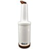 Garrafa Store'n Pour 1000ml Marrom Armazenar e Servir Sucos Bares Restaurantes - 1