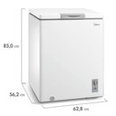 Ver imagem 5 de Freezer Horizontal 3 em 1 Branco 145l Midea Mdrc207sla012 - 220v