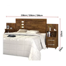 Cabeceira Extensível Box Cama Casal, Queen ou King - 2