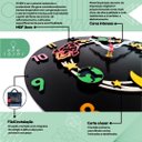 Ver imagem 2 de Relógio Foguete, Relógio de Parede, Decoração, Mdf, 30cm