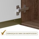 Ver imagem 4 de Kit 02 Balcoes Para Banheiro Cj16 Amendoa Rust Off White