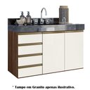 Ver mais imagens de Kit 02 Balcoes Para Banheiro Cj16 Amendoa Rust Off White