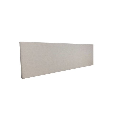 Cabeceira Estofada Queen 1 Bloco Não É Segredo Linho Cru Mesclado 160x60