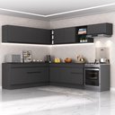 Ver imagem 1 de Armário De Cozinha Completa De Canto Mp2103.895 Preto