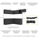 Ver imagem 5 de Armário De Cozinha Completa De Canto Mp2103.895 Preto