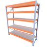 Mini Porta Pallet Prateleira Reguláveis 1000 Kg Total - Cinza - 1