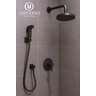 Ducha Higiênica Completa Quadrada Preta Fosco Black Matte - 6