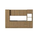 Ver imagem 2 de Cozinha Modulada Celeste Kappesberg 100% Mdf Nogueira 340cm