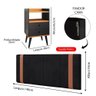 Kit Quarto Casal 2 Mesas Cabeceira Nicho Gavetas Painel Protetor Parede Cama Box 1,40 - Lojas Rpm - 8