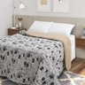 Cobertor Cama Casal Queen Dupla Face Estampado - 2