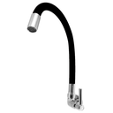 Ver imagem 2 de Torneira Cozinha Parede Flexível Color Preta C-72