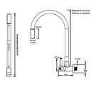 Ver imagem 7 de Torneira Cozinha Parede Flexível Color Preta C-72
