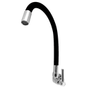 Ver imagem 1 de Torneira Cozinha Parede Flexível Color Preta C-72