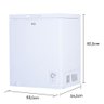 Freezer e Conservador Horizontal Hq 160 Litros Branco Hq-160cfh 110v - 5
