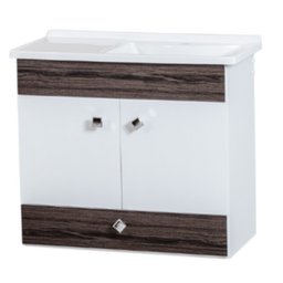 Kit Gabinete com Espelho Pamplona Castanho Corso 40x29x36 - 3