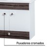 Kit Gabinete com Espelho Pamplona Castanho Corso 40x29x36 - 5