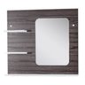 Kit Gabinete com Espelho Pamplona Castanho Corso 40x29x36 - 2