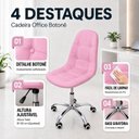 Ver imagem 6 de Cadeira para Escritório Estofada com Base Giratória Botonê