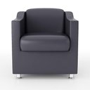 Ver imagem 3 de Poltrona Decorativa Bia Salão Beleza Corino Preto Oz Store