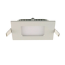 Plafon Led de Embutir 3,5w Quadrado Bivolt 6500k - 1
