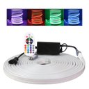 Ver imagem 1 de Mangueira Led Neon Rgb Colorida 20m Controle Fonte 110v