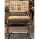 Ver imagem 2 de Cadeira Cesca Tela Sextavada e Base em Aço Carbono Cromado - 70892