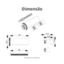 Ver imagem 2 de Prolongador para Registro de Pressão e Gaveta Durín