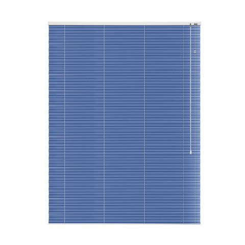 Persiana Horizontal 16mm Metálico 1,60 X 1,60 Azul Alumínio