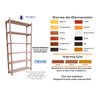 Estante Modular 6 Prateleiras Madeira 180x90x29 Cm Pintada Neonx Osmocolor Nogueira Semi Tr - 1