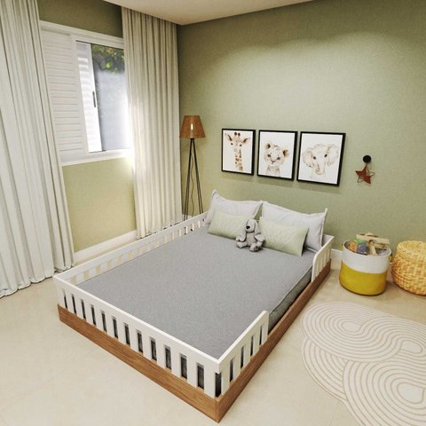 Cama Infantil Montessoriana Casal Sol