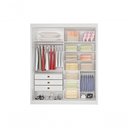 Ver imagem 2 de Guarda Roupa Solteiro 2 Portas 3 Gavetas Santorini-Branco Móveis D'Doro