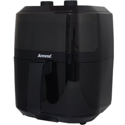 Fritadeira Airfryer sem Óleo 5 Litros Panela Elétrica 1400w Timer Preta Amvox Arf 1250 - 1