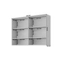 Ver imagem 3 de Armário Aéreo 120 cm 2 Portas e 2 Nichos Divina Cinamomo