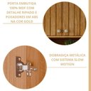 Ver imagem 5 de Armário Aéreo 120 cm 2 Portas e 2 Nichos Divina Cinamomo
