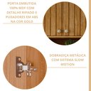 Ver imagem 5 de Armário Aéreo 120 cm 2 Portas e 2 Nichos Divina Marrom/Cinamomo