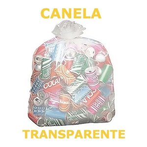 10kg Saco Lixo Canela Transparente 100 Litros Sacos 100l