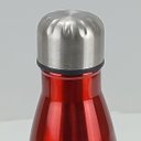 Ver imagem 4 de Garrafa Térmica Água Squeeze Academia Treino 23x7x7cm 350ml Inox Vermelho Parede Dupla Mijia