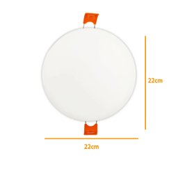 Painel Plafon Led Borda Infinita Black + Decker Redondo 32W Branco Frio - 5