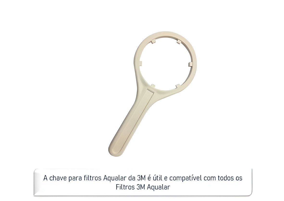 Filtro Água Multiuso Ap200 + Chave P/ Filtro Aqualar 3m - 3