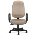 Ver imagem 2 de Cadeira Presidente Costura H C/braços Bege