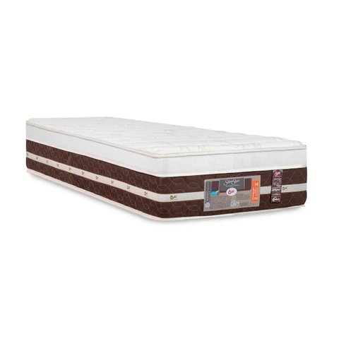 Colchão Solteiro Castor Silver Star Air One Face Pocket Hibrido 88x188x32