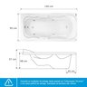 Banheira de Hidromassagem Serenade em Gel Coat Luxo 160 Cm - sem Aquecedor - Volume Ideal 180 Litros - 110V - 3