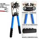Ver imagem 2 de Alicate Crimpador Terminal Compressão de 6 até 50mm2 Hx-50b