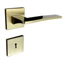 Ver imagem 1 de Fechadura Safira Interna Roseta Quadrada Latonada Oxidada 55mm União Mundial