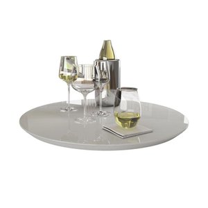 Prato Giratório Off White 60cm