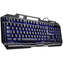 Ver imagem 1 de Teclado Gamer Shield Abnt2 Multimidia Led Azul 1.8 Metros Us