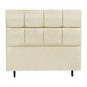 Ver imagem 5 de Cabeceira Roma para Cama Box Casal 140 cm Corino Bege I02 - D'Rossi