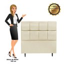 Ver imagem 4 de Cabeceira Roma para Cama Box Casal 140 cm Corino Bege I02 - D'Rossi